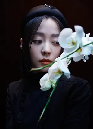 张靓颖复古优雅写真图片_2