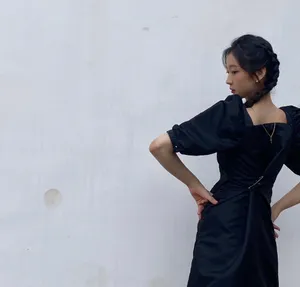 孙千麻花辫清爽养眼图片_4