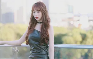 孔雪儿裹胸礼服性感写真图片_5