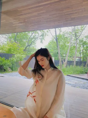 何穗刺绣衫性感优雅图片