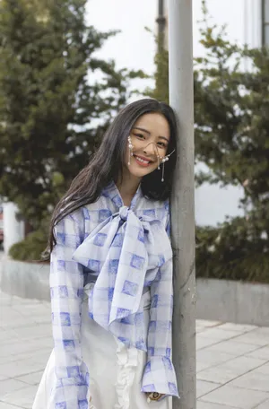 李莎旻子时尚街拍图片_2