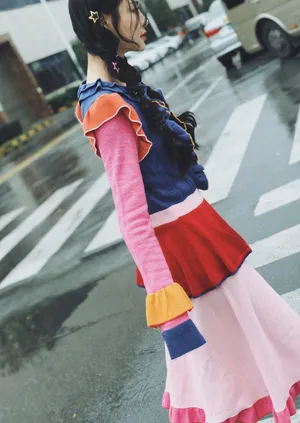 李莎旻子麻花辫甜美写真图片_2
