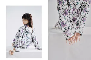 田沅水彩风优雅写真图片_6
