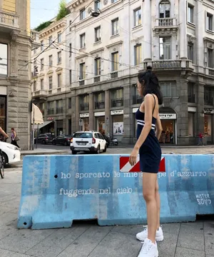 许潇晗随性生活街拍照图片