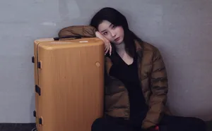 赵小棠冬日温暖街拍照图片_2
