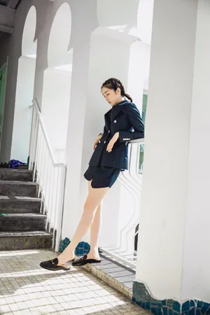 赵小棠干练性感西装写真图片_3