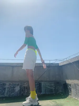 yamy夏日清凉自拍照图片_5