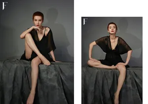 李媛短发性感干练写真图片_3