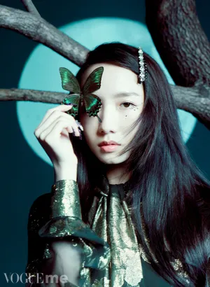 孟美岐暗黑系大片写真图片