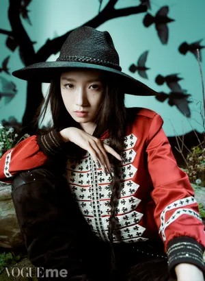 孟美岐暗黑系大片写真图片_1