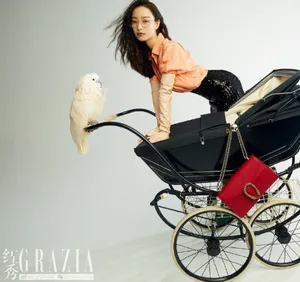 倪妮蓬松卷发封面大片写真图片_8