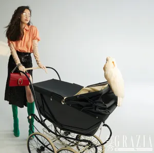 倪妮蓬松卷发封面大片写真图片_10