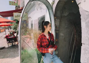 吴佳怡甜酷滑板女孩图片_4