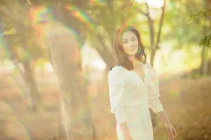 彭小苒森林系性感写真图片_2