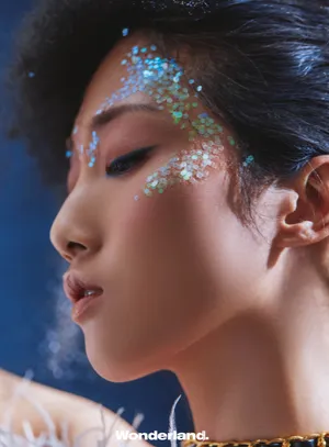 yamy海洋亮片眼妆写真图片_5