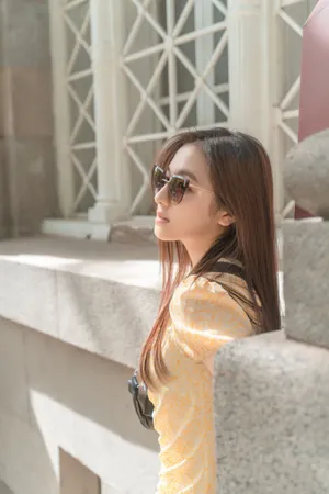 李兰迪清纯小清新写真图片