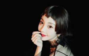 马梦乔黑色纱裙妩媚写真图片_3