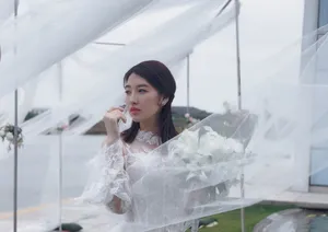 杜雨宸婚纱性感优雅写真图片_5