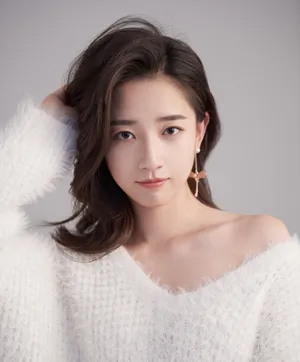 马梦唯锁骨杀甜美写真图片_2