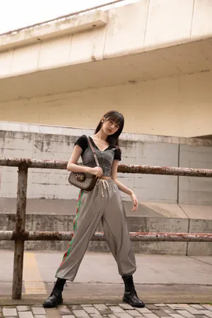 袁冰妍性感私服街拍写真图片_2