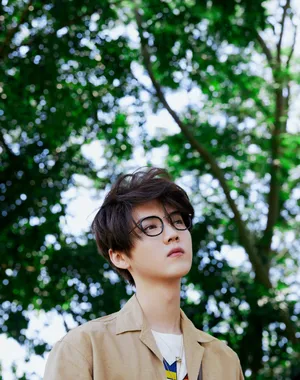 鹿晗微风少年林间写真图片_7
