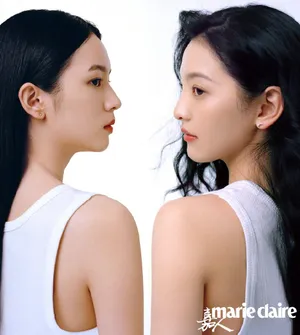 章若楠周也陈瑶白色背心写真图片_11
