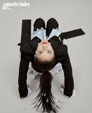 宋妍霏孔雀造型复古写真大片_11