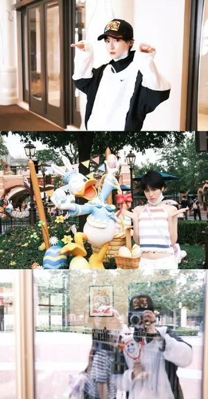 成果迪士尼私服旅拍照图片_4