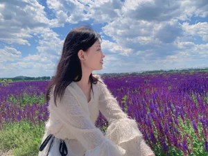 孙琰清花间优雅写真图片_2