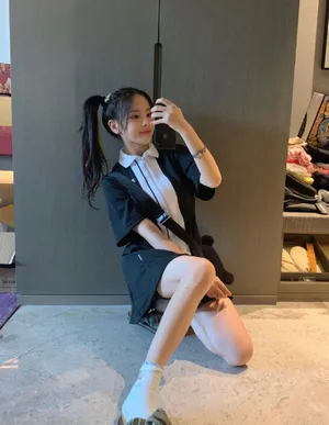 杨超越双马尾可爱少女感写真图片_3