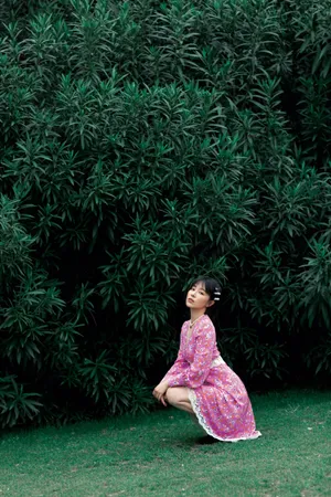 阚清子碎花裙性感写真图片_4