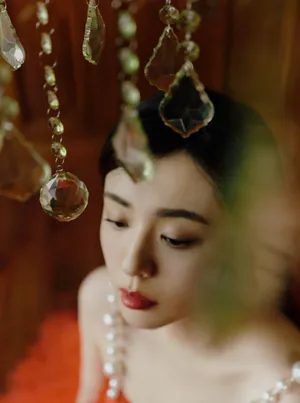 王晓晨复古优雅写真图片