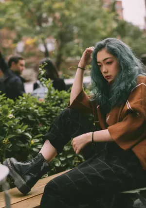 希林娜依高时尚街拍图片_2