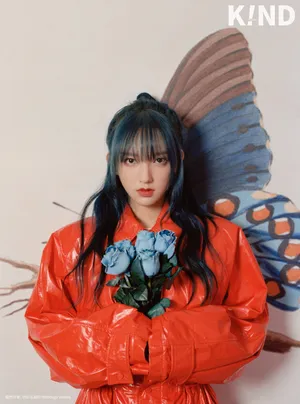 程潇蝴蝶结发型梦幻写真图片_1