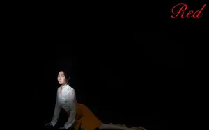 陈小纭性感红裙写真图片_6