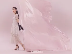 黄圣依蝴蝶裙性感优雅写真图片_6