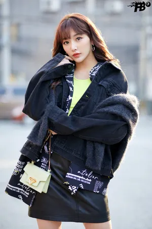孔雪儿甜酷混搭风写真图片_3