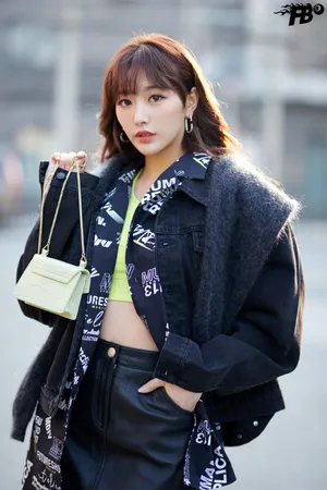 孔雪儿甜酷混搭风写真图片_6