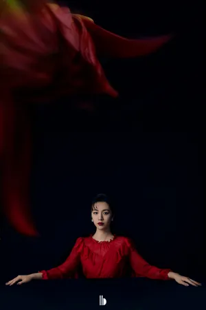 王晓晨抹胸裙性感写真图片_10