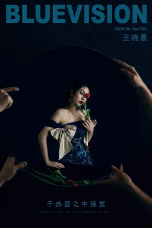 王晓晨抹胸裙性感写真图片_11