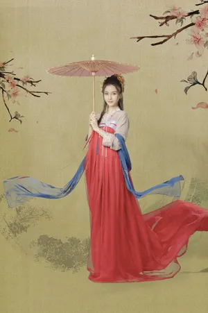 angelababy汉服古风写真图片