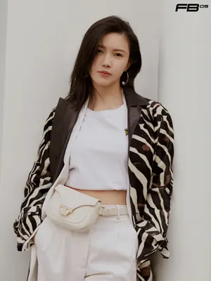 杨子姗斑马服时尚写真图片