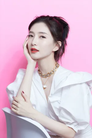 江疏影白裙优雅写真图片_6