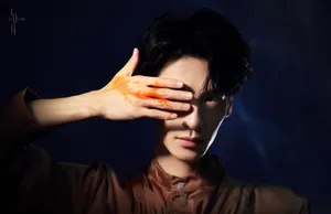 罗云熙锦鲤妆帅气写真图片_3