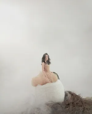 黄圣依化蝶妆性感写真图片_7