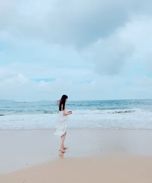 马泽涵沙滩性感甜美写真图片_6