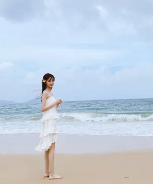马泽涵沙滩性感甜美写真图片_7