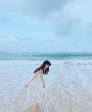 马泽涵沙滩性感甜美写真图片_9