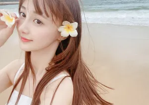 马泽涵沙滩性感甜美写真图片_11