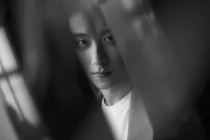 黄景瑜橘色西装帅气写真图片_5